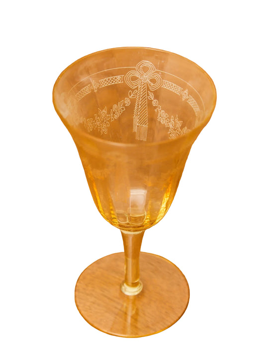 Vintage Tiffin Franciscan Art Deco Wine Glasses
