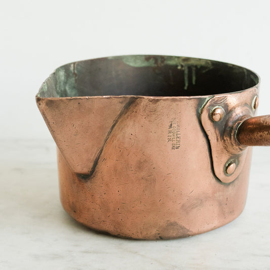 Vintage E. Dehillerin Paris Copper Pot with Spout