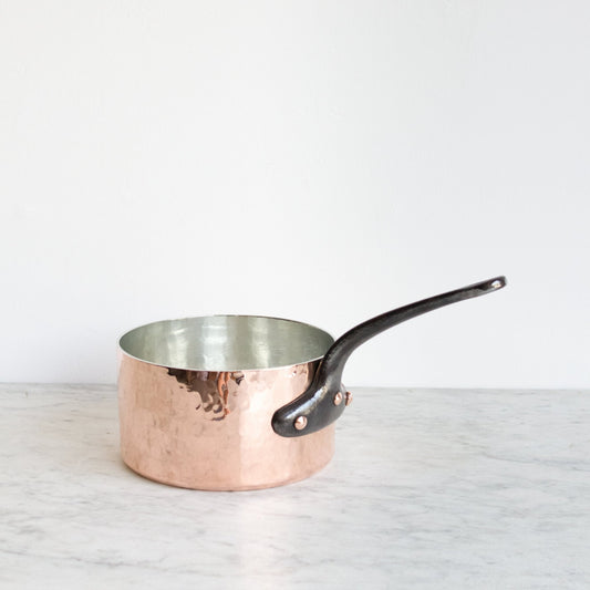 Heavy Hammered Copper Pot