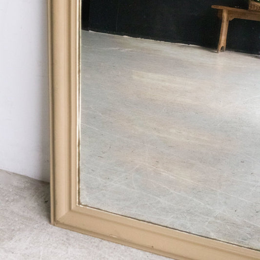 Painted Grande Vintage Louis Philippe Wall Mirror