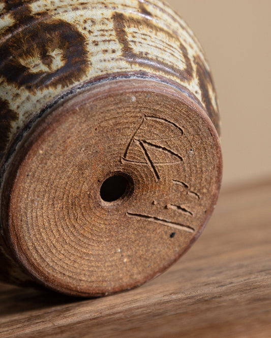 Vintage Abstract Studio Pottery Planter | 1970s