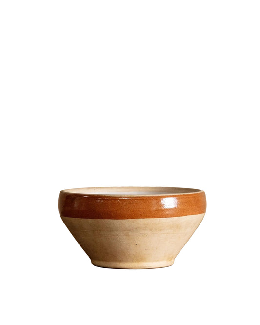 Two-Tone Stoneware Salad Bowl, France, 1960's