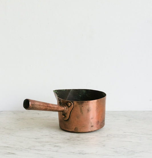 Vintage E. Dehillerin Paris Copper Pot with Spout