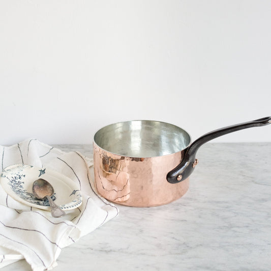 Heavy Hammered Copper Pot