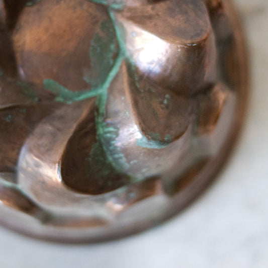 Vintage Tin-Lined Copper Mold