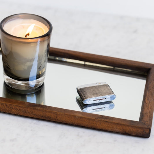 Vintage Mirrored Tray